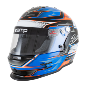 Zamp RZ-42Y Youth Snell CMR2016 Helmet Z21 Series Shield Orange/Blue 56cm