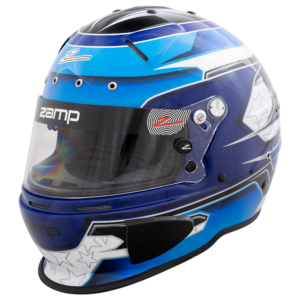 Zamp RZ-70E Switch SNELL SA2020/FIA8859-2015 Helmet Z20 Series Shield  Blu/Lt. Blu Graphic Large
