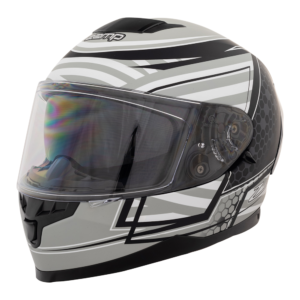 Zamp FR-4 ECE22.05 / DOT Helmet Matte Gray Graphic Large