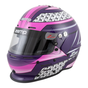 Zamp RZ-62 Aramid Mix SNELL SA2020 Helmet Pink/Purple Large