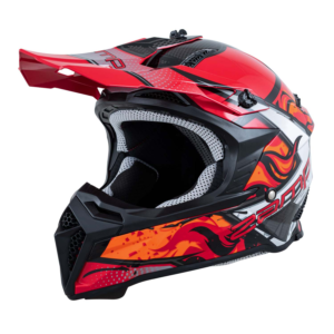 Zamp FX-4 ECE / DOT Helmet Red Graphic Large