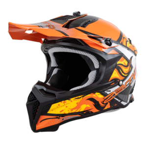 Zamp FX-4 ECE / DOT Helmet Orange Graphic Medium