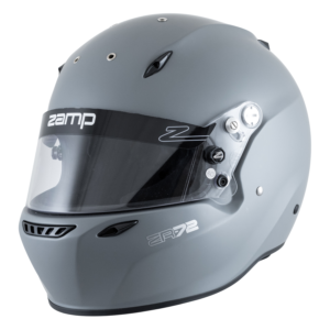 Zamp ZR-72 Made in Italy Snell SA2020/FIA8859-2015 Helmet Matte Gray Large Z-24 Anti-Fog Clear Shield