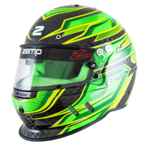 Zamp RZ-67D SNELL SA2025 Carbon Flo Green/Lt Grn 3X-Large Z-20 Anti-Fog Clear Shield Color Match Series 28 Interior