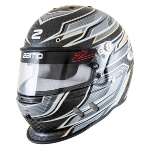 Zamp RZ-67D SNELL SA2025 Carbon Flo Gray/Lt Gray 2X-Large Z-20 Anti-Fog Clear Shield Color Match Series 28 Interior