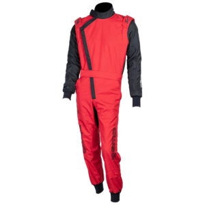 Zamp ZK-40 Kart Race Youth Suit Red/Black Large