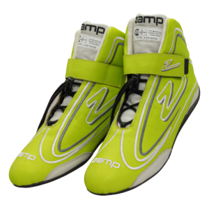 Zamp ZR-50 SFI 3.3/5  Race Shoe Neon GRN Size 10