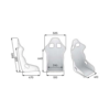 omp racing inc bucket and bench seats ha0 0741 b01 071 trs seat black