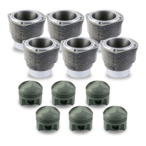 mahle motorsport ps80 002 piston/cylinder kit set – porsche 911 2.0l cup