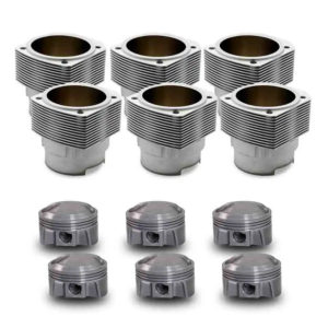 mahle motorsport pp100 009n piston set – porsche 911 3.2l to 3.5l (1984 1989)