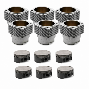 mahle motorsport ps100 010n piston/cylinder kit set – porsche air cooled applications