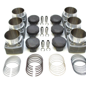 mahle motorsport ps98 014 piston/cylinder kit set – porsche 911 3.0l to 3.2l (1976 1983), carb/mfi