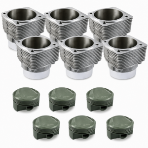mahle motorsport ps98 017 piston/cylinder kit set – porsche 911 carrera 3.2l to 3.4l (1984 1989)