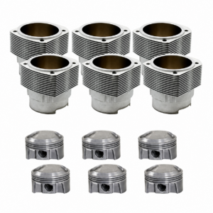 mahle motorsport ps100 009n piston/cylinder kit set – porsche 911 3.2l to 3.5l (1984 1989)