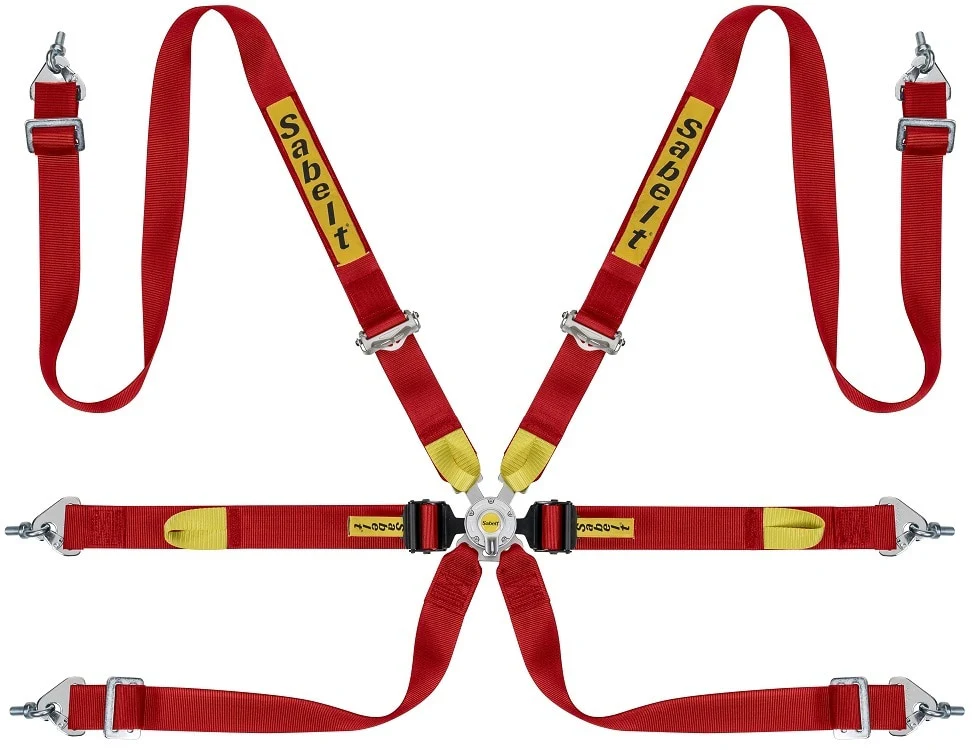 Sabelt Silver Series Enduro 6 Point Racing Harness sabelt silver series enduro 6 point racing harness