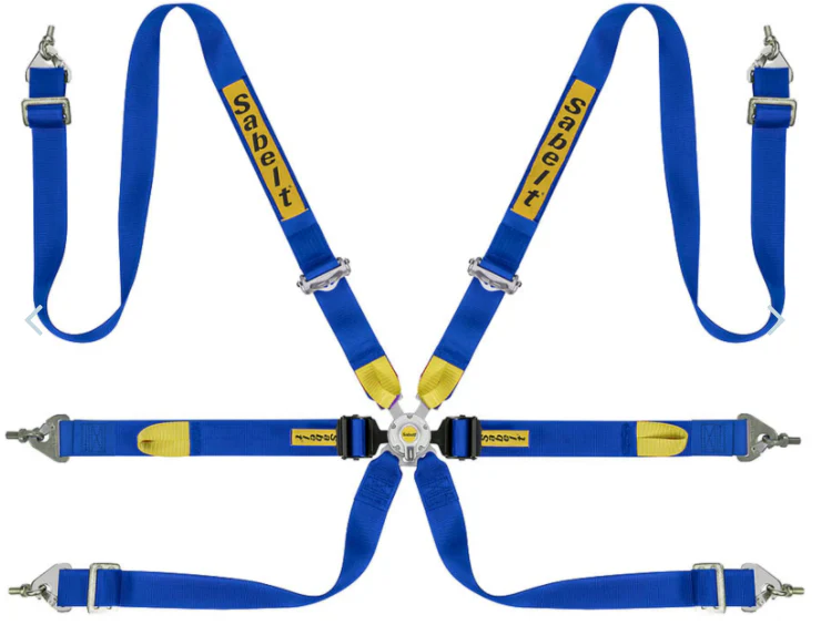 sabelt silver series enduro 6 point racing harness