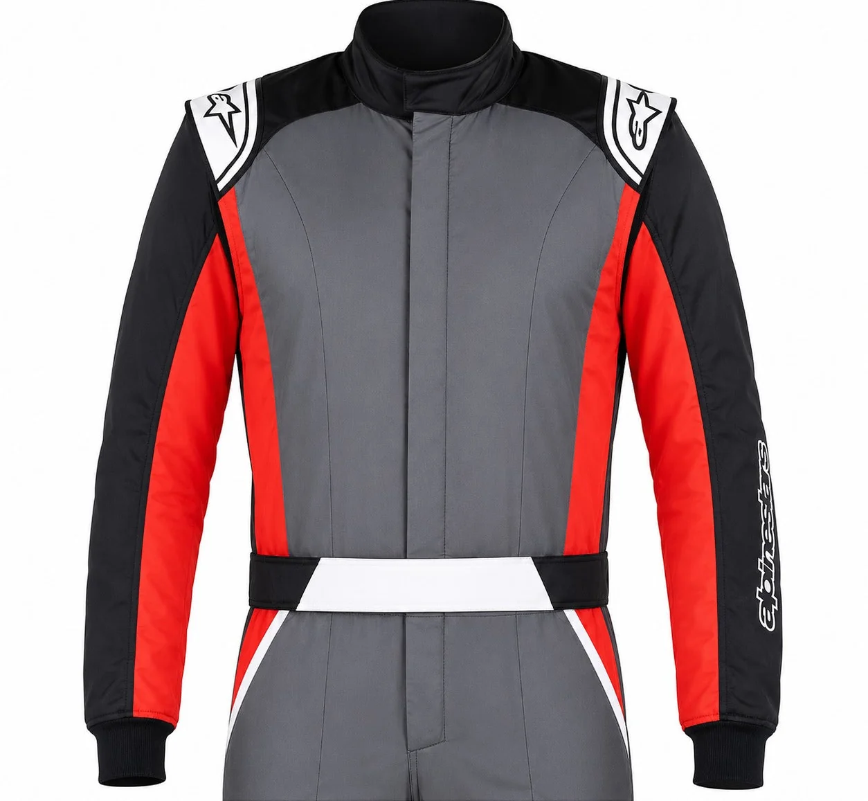 Alpinestars Atom Driver Race Suit SIZE U.S. 52 alpinestars atom fire suit gray red half image2 1280x